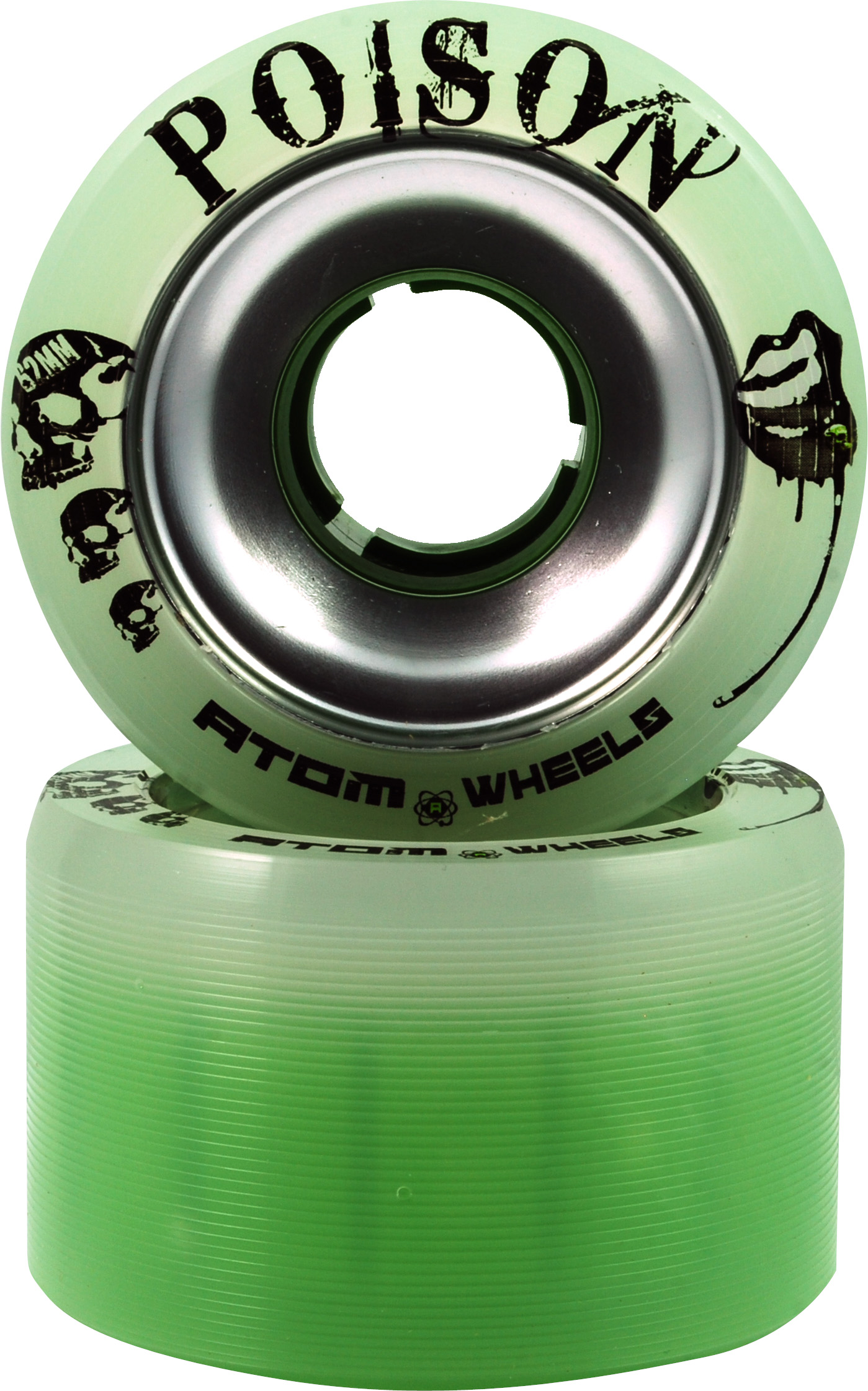ATOM Poison Alloy Wheels at Paradise Skate Proshop